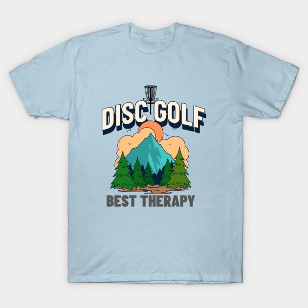 Discgolf Best Therapy T-Shirt by TEEBOX by TBX